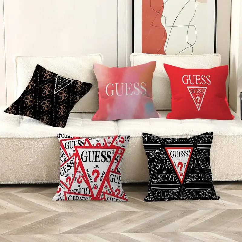 Home Textiles Plaid - Housse de coussin personnalisée G-Guess-s, décoration