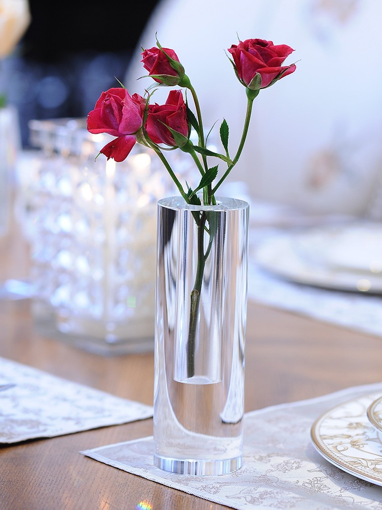 Xt Home Textiles - Vase en verre de cristal personnalisé