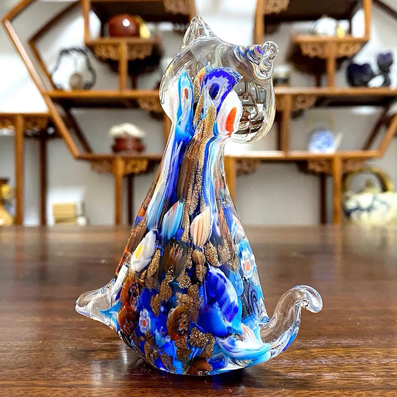 Xt Home Textiles - Ornements de chat mignons en cristal