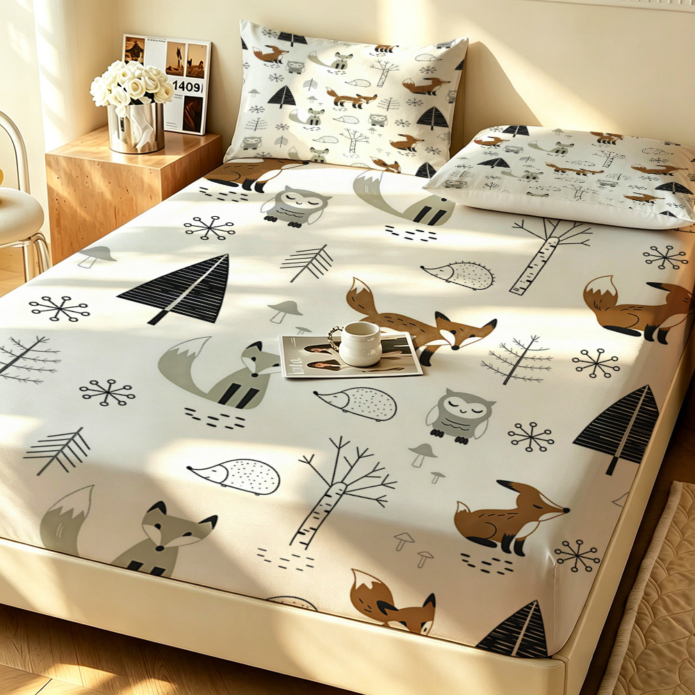 Fitted Sheet Deep - Ensemble de 3 pièces de draps-housses