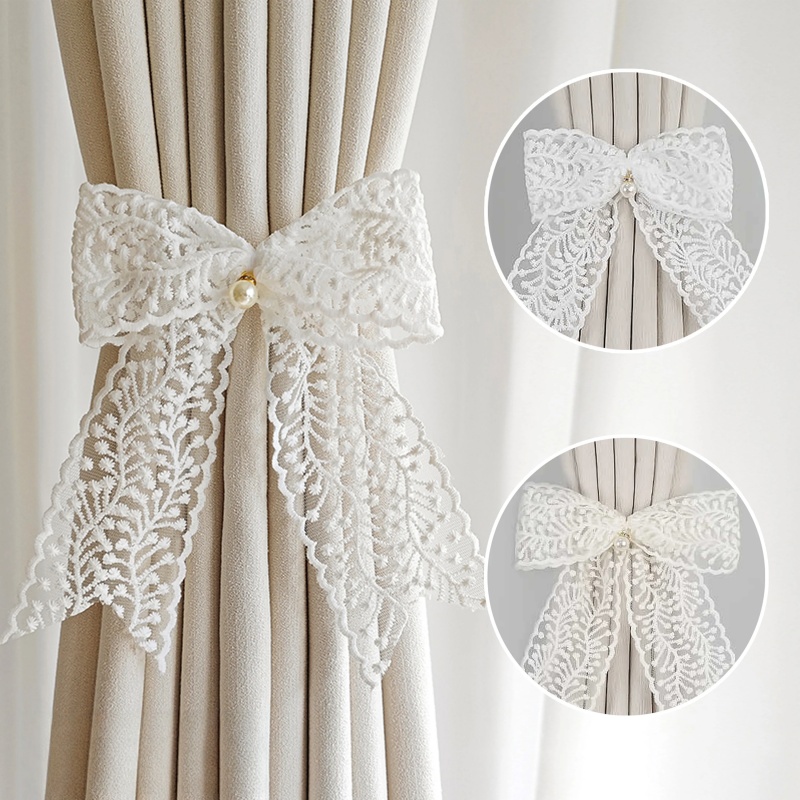 Xt Home Textiles - Lot de 2 attaches de rideau