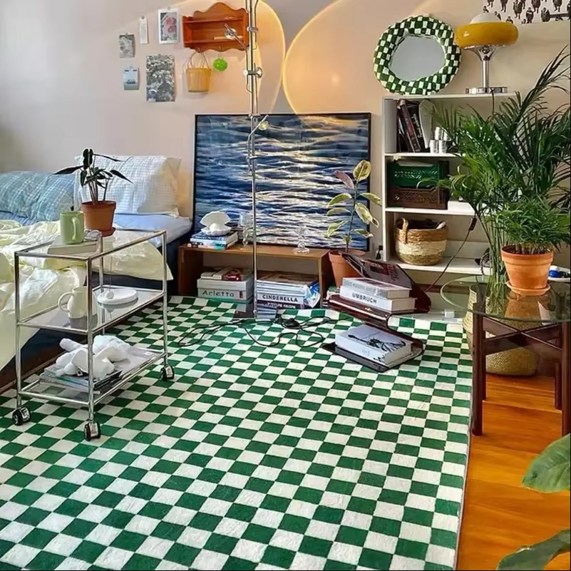 VIKAMA damier tapis salon mode - Home Textiles Plaid avis et prix