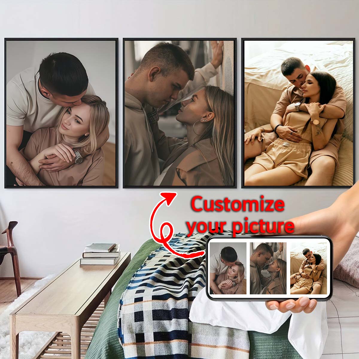 Triptyque - Peinture à l'huile - Home Textiles Usa avis et prix