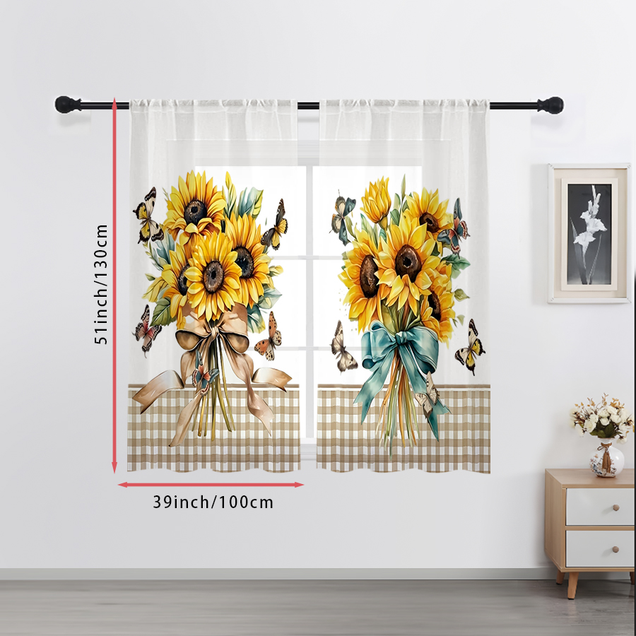 Lot de 2 rideaux transparents  - Home Textiles Plaid avis et prix