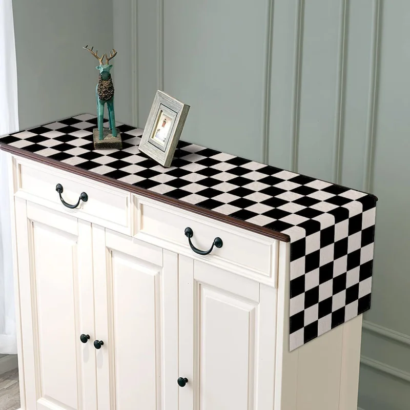 Chemin de table rayé en lin gé - Home Textiles Plaid avis et prix