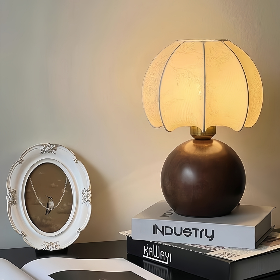 Lampe de table florale vintage - Home Textiles Usa avis et prix