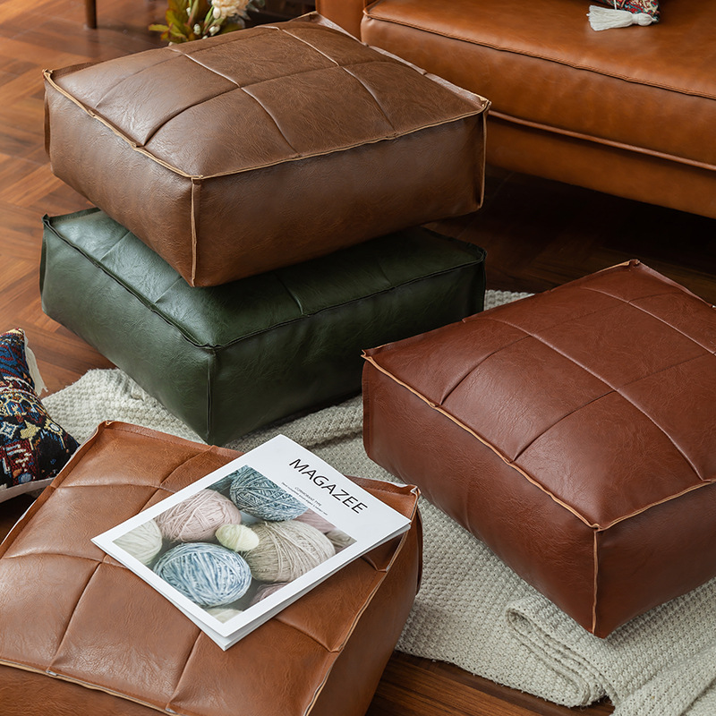 Pouf marocain en cuir PU, hous - Floor Cushion Pouf avis et prix