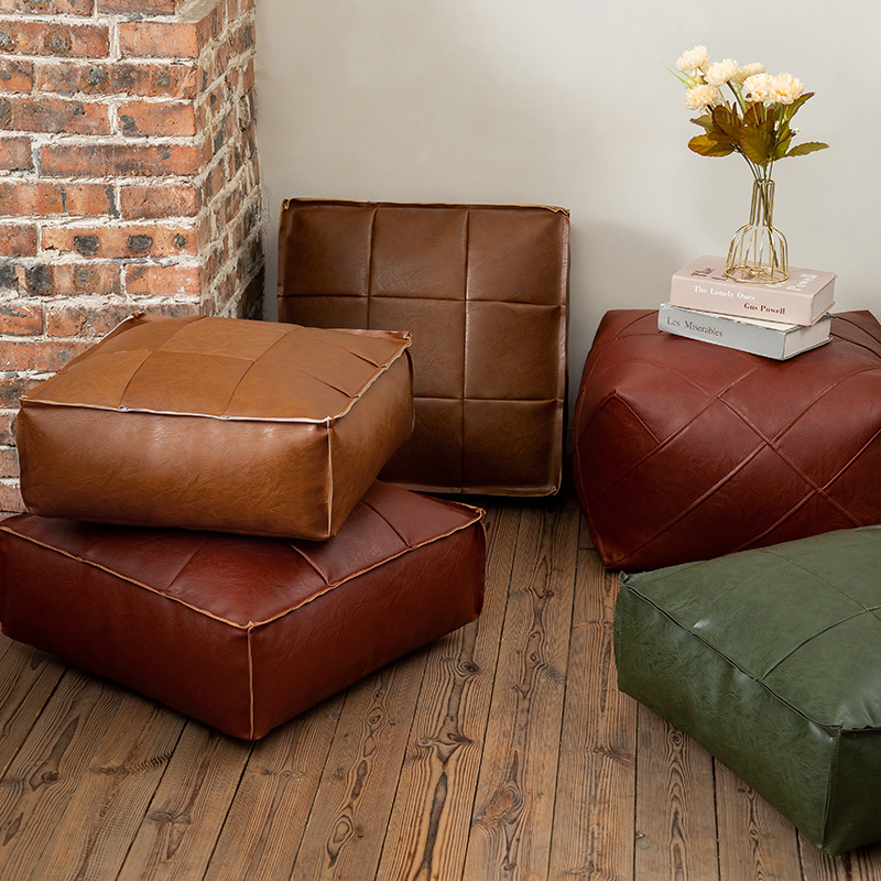 Pouf marocain en cuir PU, hous - Floor Cushion Pouf avis et prix