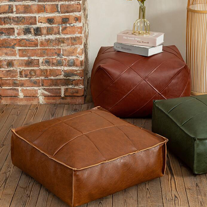 Pouf marocain en cuir PU, hous - Floor Cushion Pouf avis et prix