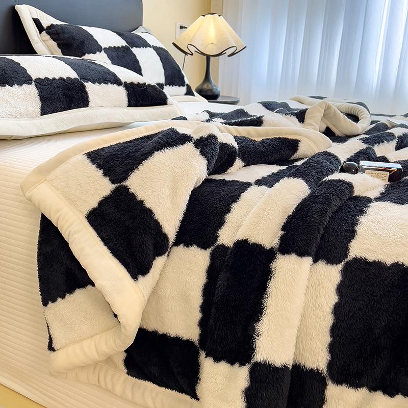 Couverture en flanelle chaude  - Home Textiles Plaid avis et prix