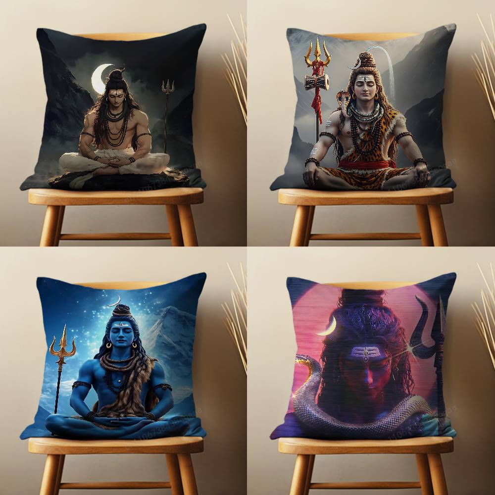 Housse de coussin Lord Shivasj - Home Textiles India avis et prix
