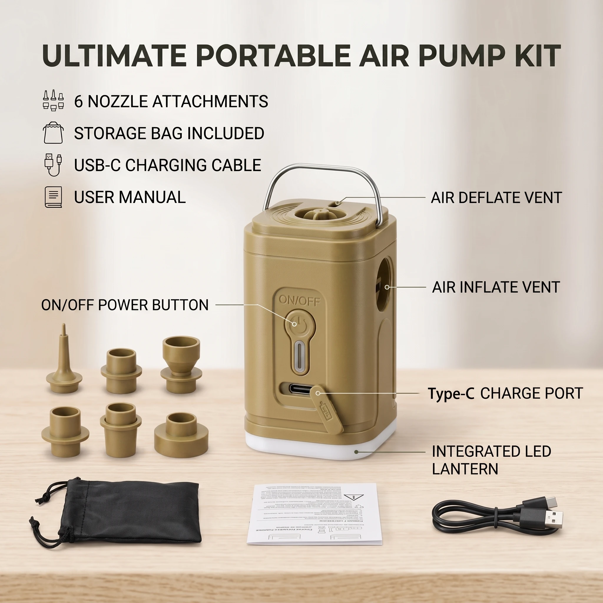 Mini Pompe à Air Sans Fil USB- - Fitted Sheet Deep avis et prix