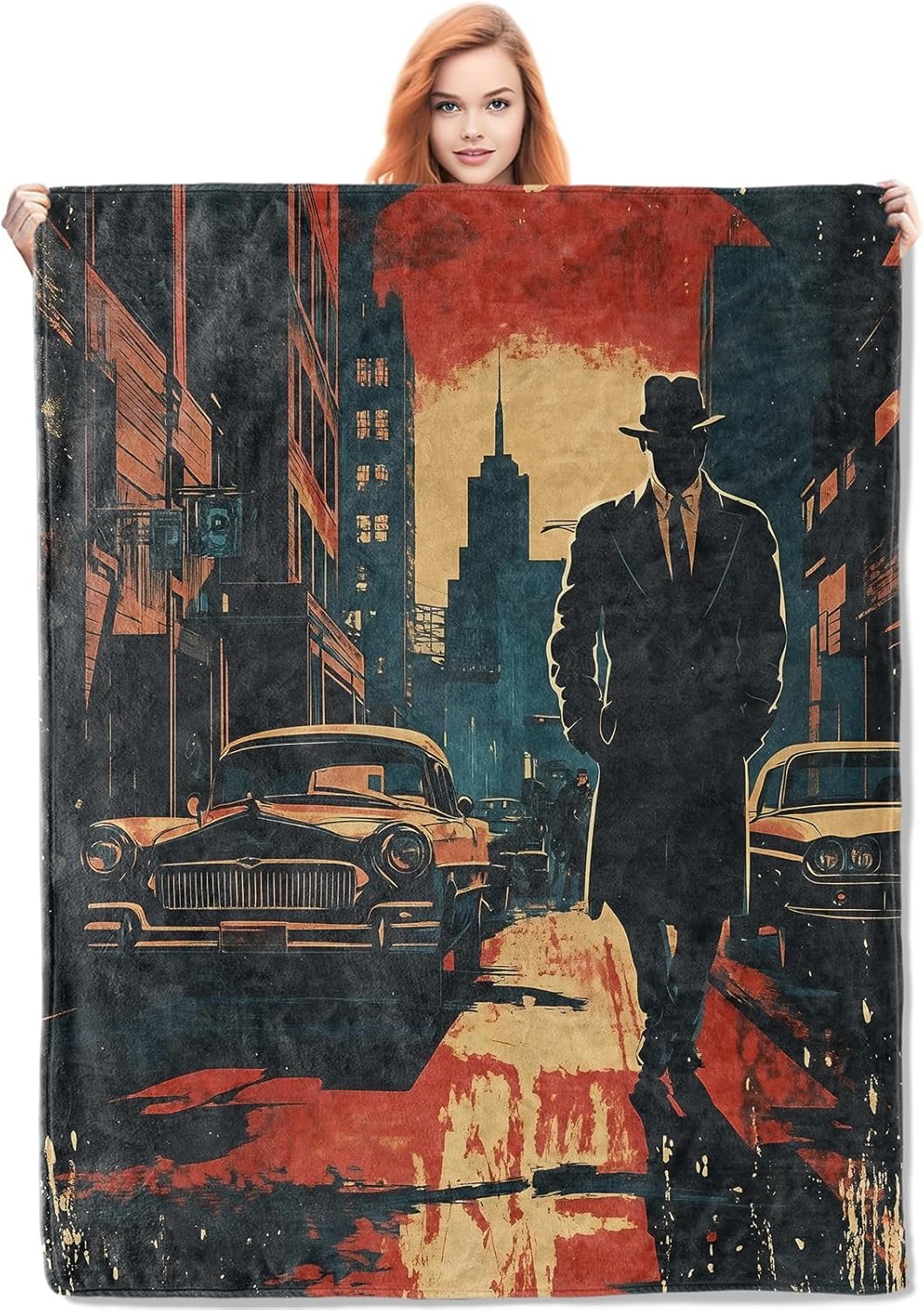 Couverture de détective Noir,  - Home Textiles Usa avis et prix