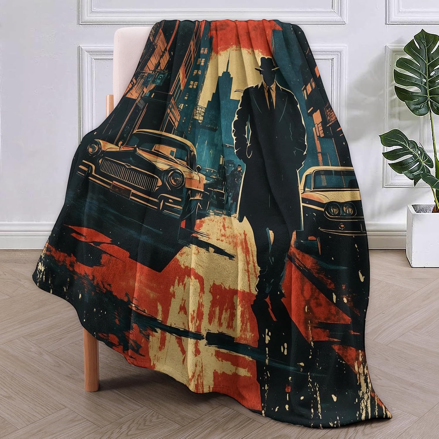 Couverture de détective Noir,  - Home Textiles Usa avis et prix