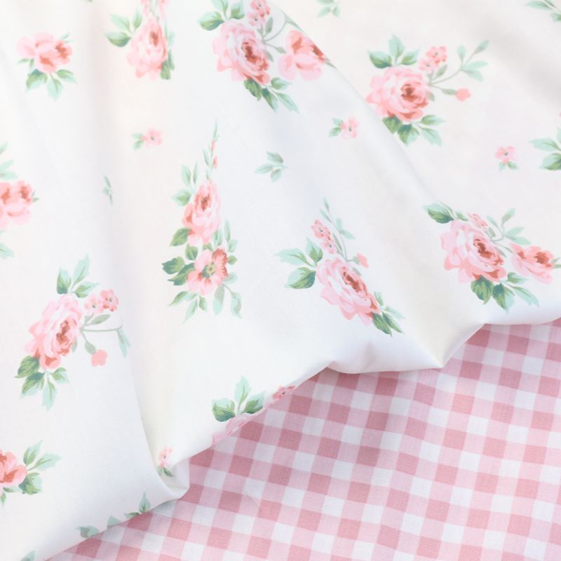 Tissu imprimé à carreaux flora - Home Textiles Plaid avis et prix