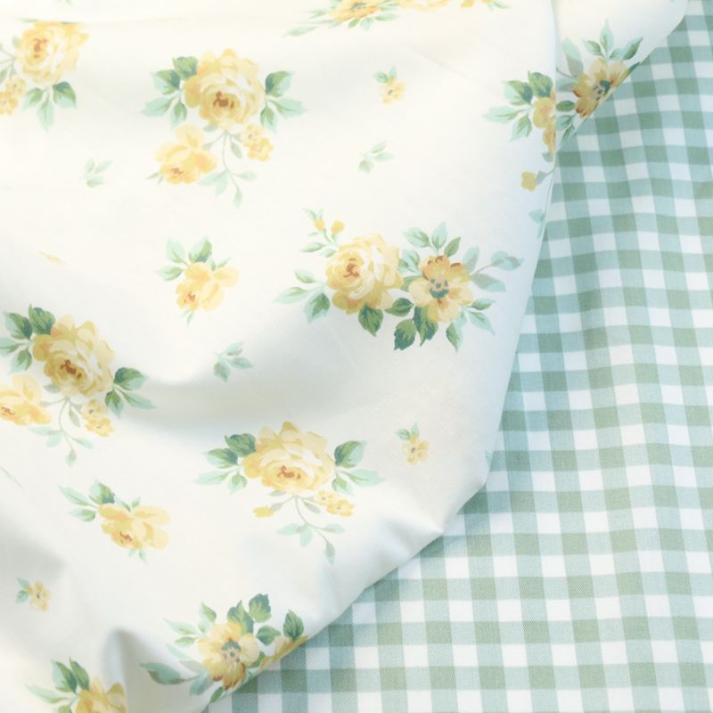Tissu imprimé à carreaux flora - Home Textiles Plaid avis et prix