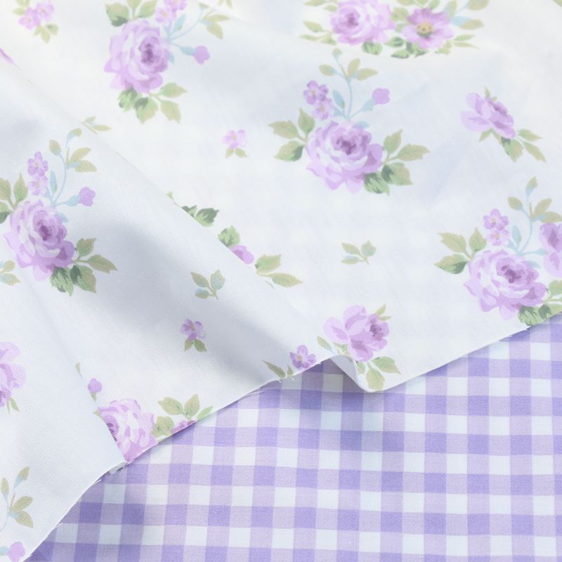 Tissu imprimé à carreaux flora - Home Textiles Plaid avis et prix